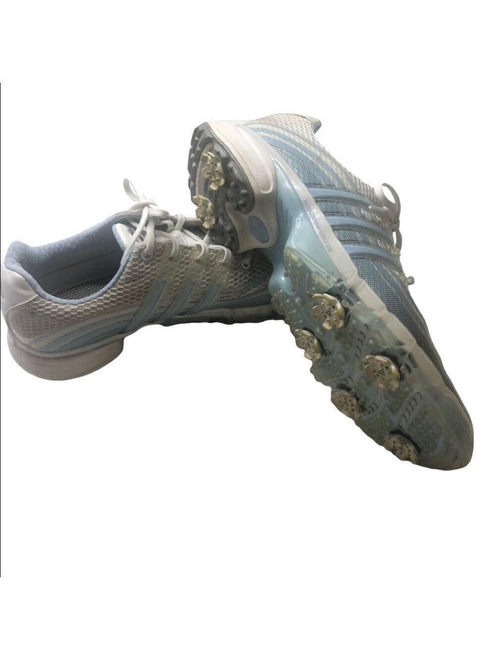 𝅺adidas Powerband AdiPRENE Soft Spike Golf Shoes, size 9.5